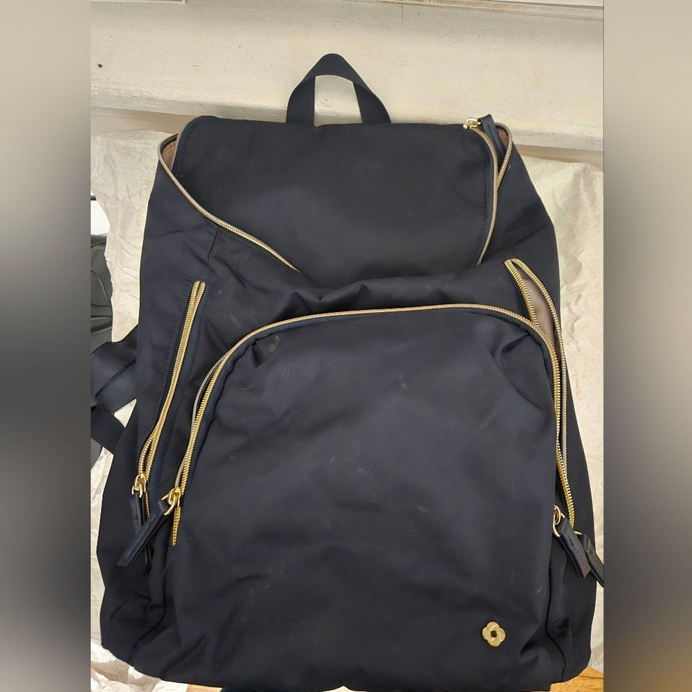 Samsonite Navy Blue Backpack, Pre-loved In Good Condition Unisex